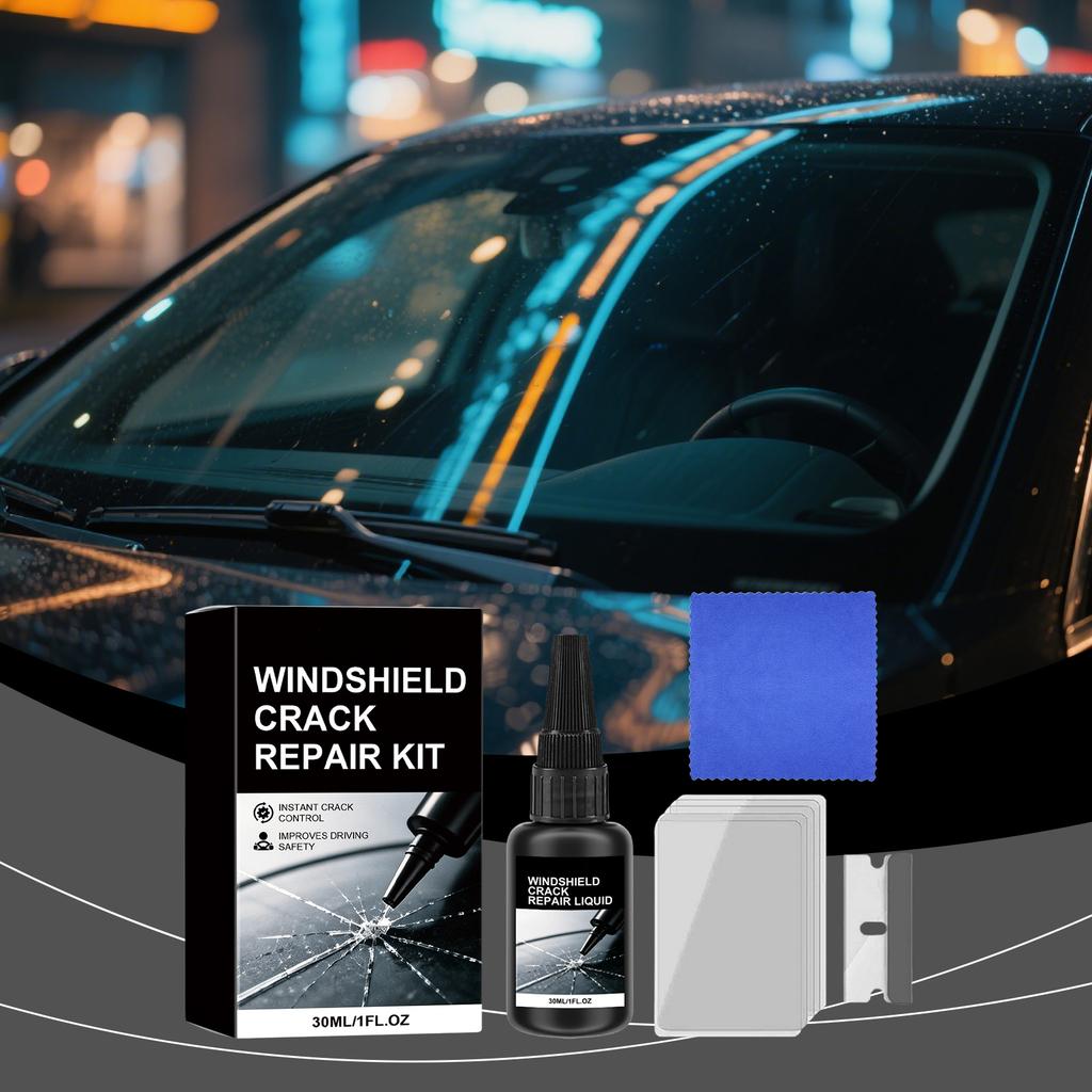 Windshield Kit, 30ml for Car Glass Crack Fix