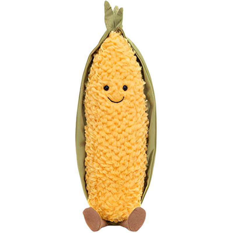 Jellycat Fun Food Series Vegetables Sweet Corn Soothing Doll Plush Doll 30cm High