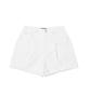 Ledeoli One-Pleat Pocket Chino Shorts [White]