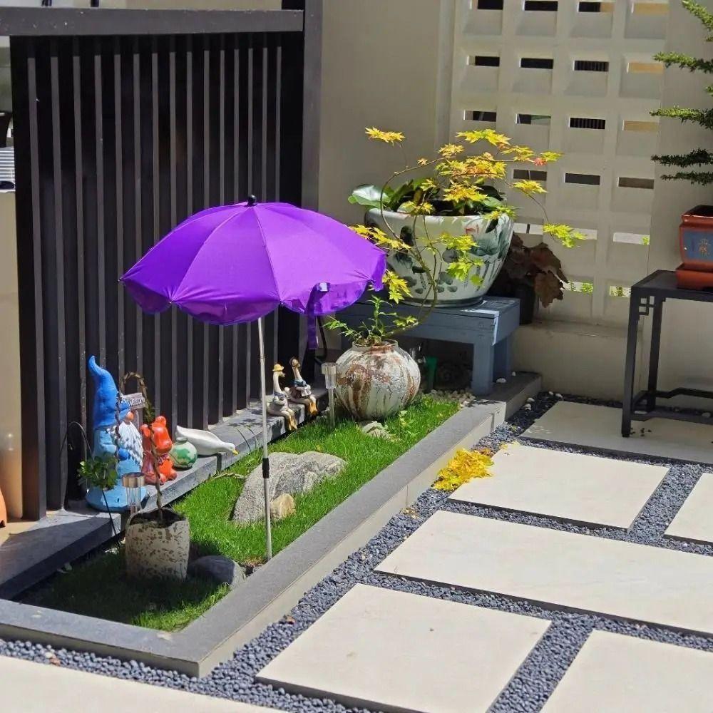 Telescopic Pole Plant Umbrella 65cm Size Garden Shade Cover Plant Shade Umbrella  Garden Use