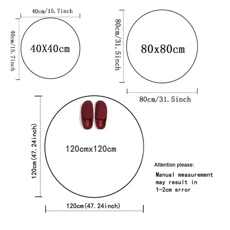 Latest 3D Color Wood Grain Lines Round Area Rug Carpet Rug for Living Room Bedroom Sofa Child Playroom Decor Pet Non-slip Gift