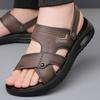 Men's Sandals Men's Trendy New Outer Wear Wear Wear-resistant Beach Shoes Soft Sole Soft Surface Men's Cool Slippers