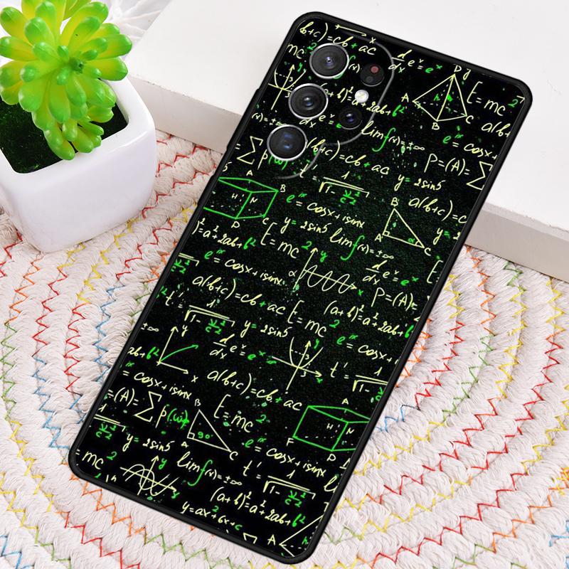 Physics Science Maths Formula Phone Case For Samsung Galaxy note 10 pro S26 S25 S24 S23 S22 Ultra Plus S21S20 Shockproof Cover