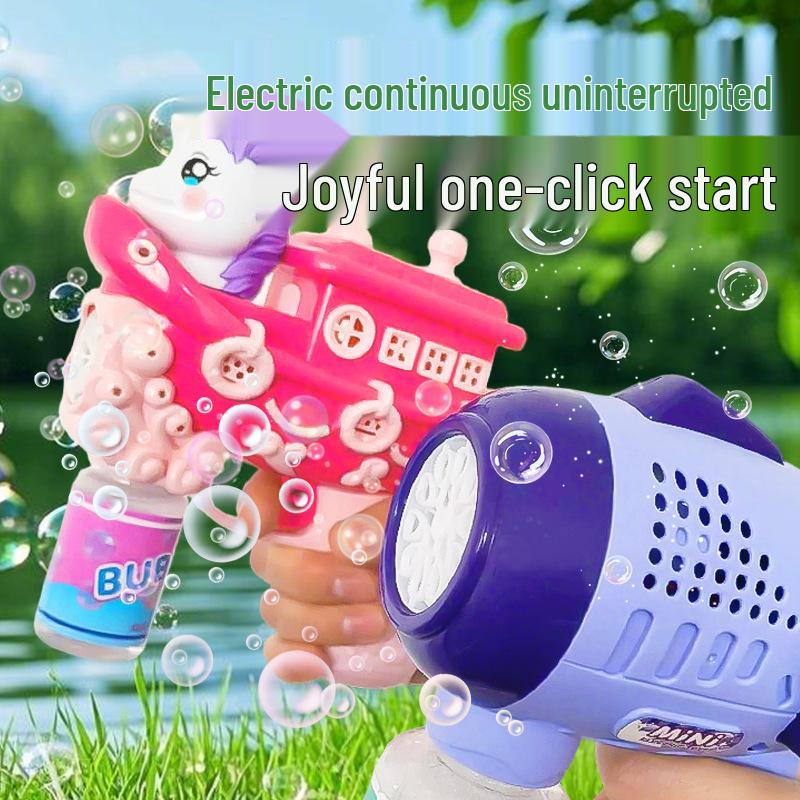 Automatic Multi-Bubble Gun for Kids - Outdoor Play Toy