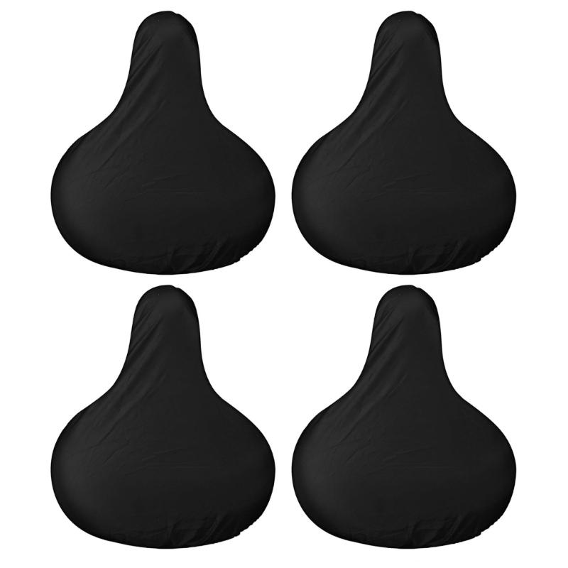 2/4pack Light Weight Folded Bicycles Saddles Cover With Elastics Border Easyly Install And Various Weather Protecting