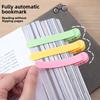 Reusable Auto Page-Following Silicone Bookmarks 3/6 Pcs Staibrary Student Home Office Ltionery School Supplies Reading Accessory