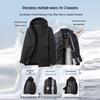 Men's 3-in-1 Detachable Hood Goose Down Winter Parka