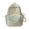 Schoolbag Korean Version Ins Sweet Floral Versatile Backpack Women's Fashion Lightweight Casual Versatile Large-capacity Student Schoolbag
