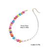 Bohemian Colorful Butterfly Fruit Shape Beaded Strand Necklaces for Women Boho Pearl Chokers Necklace Summer Handmade Jewelry