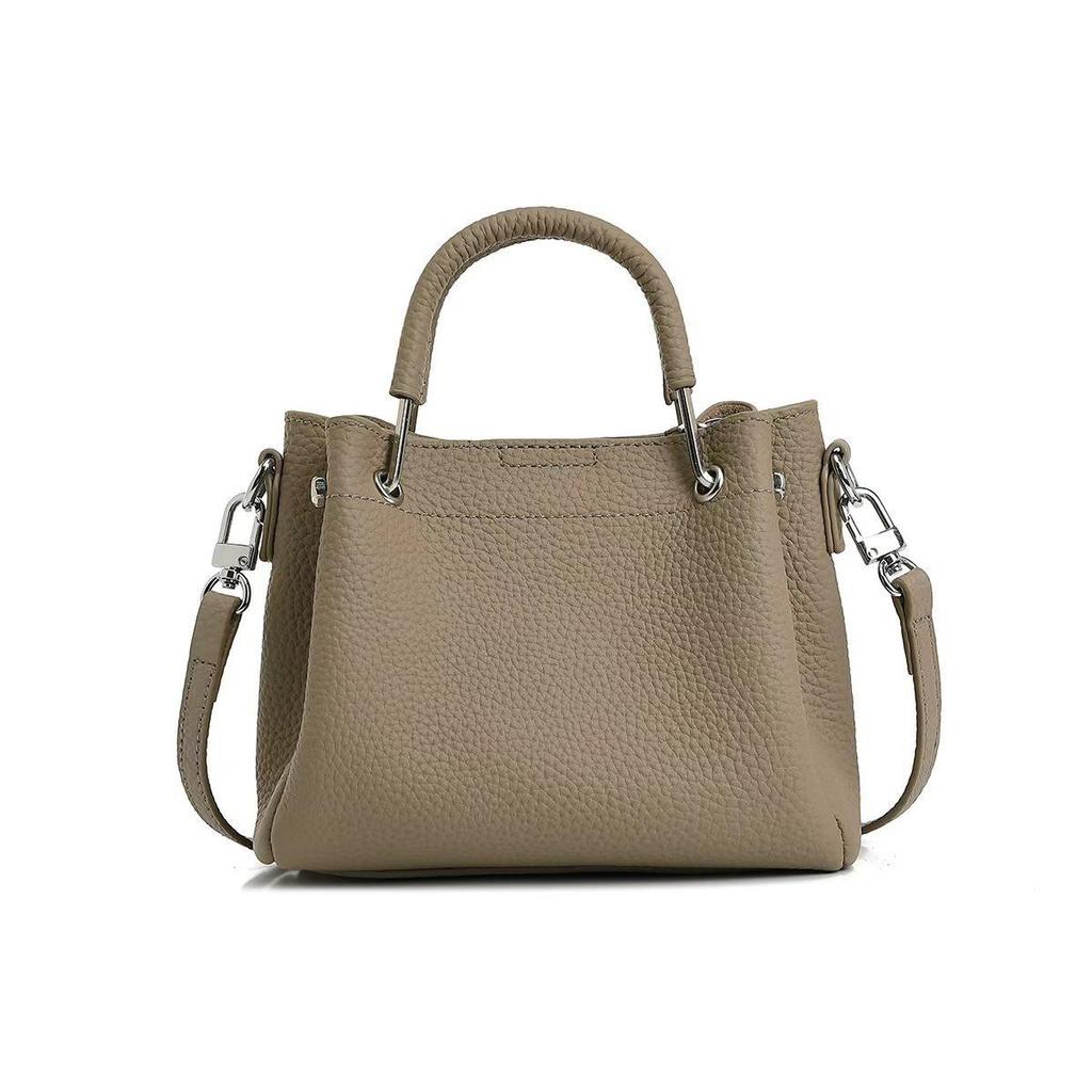 Minimalistische Leder-Schultertasche für Damen, Vielseitige Französische Weichleder-Crossbody-Handtasche