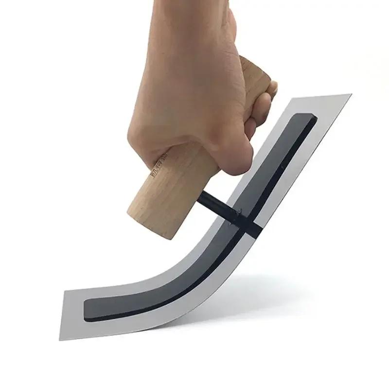 

240 мм Строительные Инструменты для Соскабливания Бетона, Шпатели для Штукатурки из Нержавеющей Стали, Шпатель для Цементного Раствора на Плитке, Поле, Стене серебряный