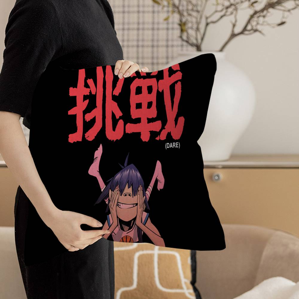 G-Gorillaz 45*45cm Cushion Cover Pillow Cover Decor Pillowcase Home Pillowcase for Couch Pillow