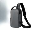 Fashionable Men's Chest Bag High-end Single-shoulder Waterproof Cross-span Bag Travel Hard Shell Chest Bag Commuting Casual Shoulder Bag