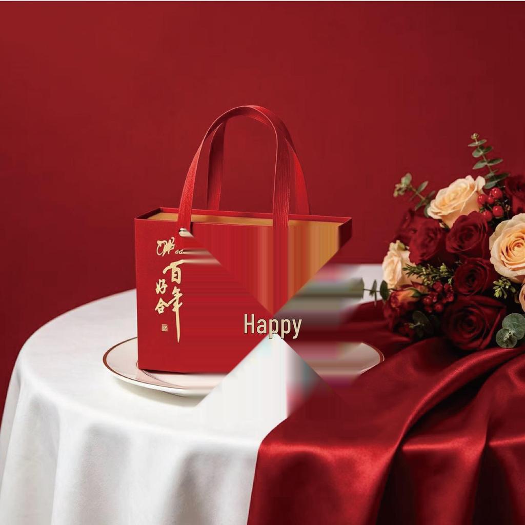 Chinese Wedding Candy Box & Bag Souvenir – Large Packaging for Wedding Gifts
