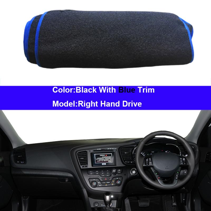 For Kia Optima K5 2011 - 2015 Car Inner Dashboard Cover Auto Dash Mat Carpet Sun shade Dashmat Rug Cushion 2014 2013