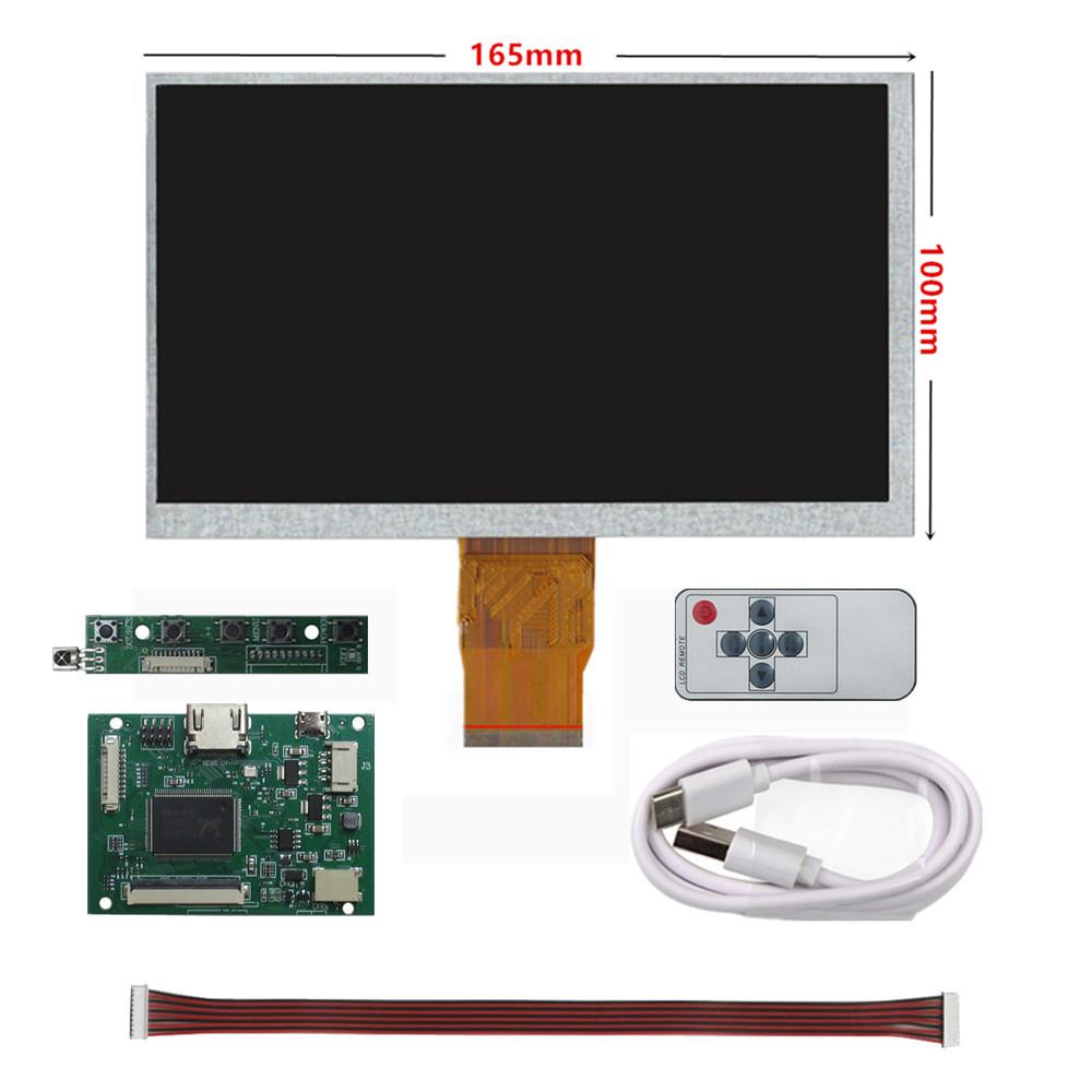 7-inch IPS high-definition LCD display screen+driver control board display module HDMI-compatible Raspberry Pi Banana Pi Portable monitor