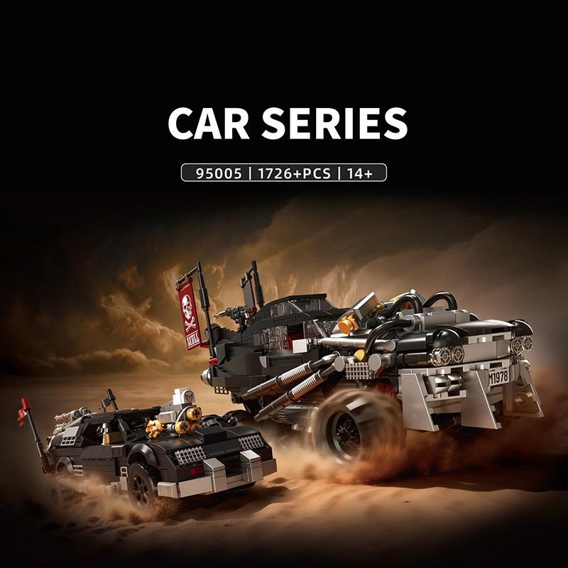 1726pcs Mad Max Racing Series-Thousand Army Number+Coca-Cola Razor Model Building Blocks Collectible Action Figures Toy NO.95005