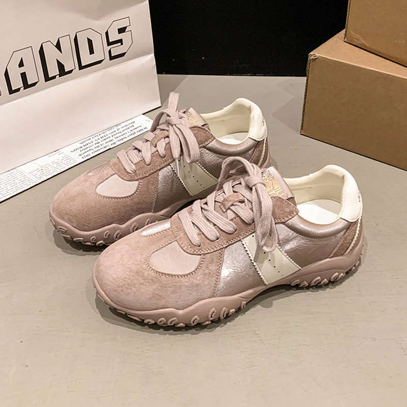 Breathable Sports and Leisure Board Shoes Women's New Spring Retro German Training Shoes Women's Ballet Forrest Gump Shoes