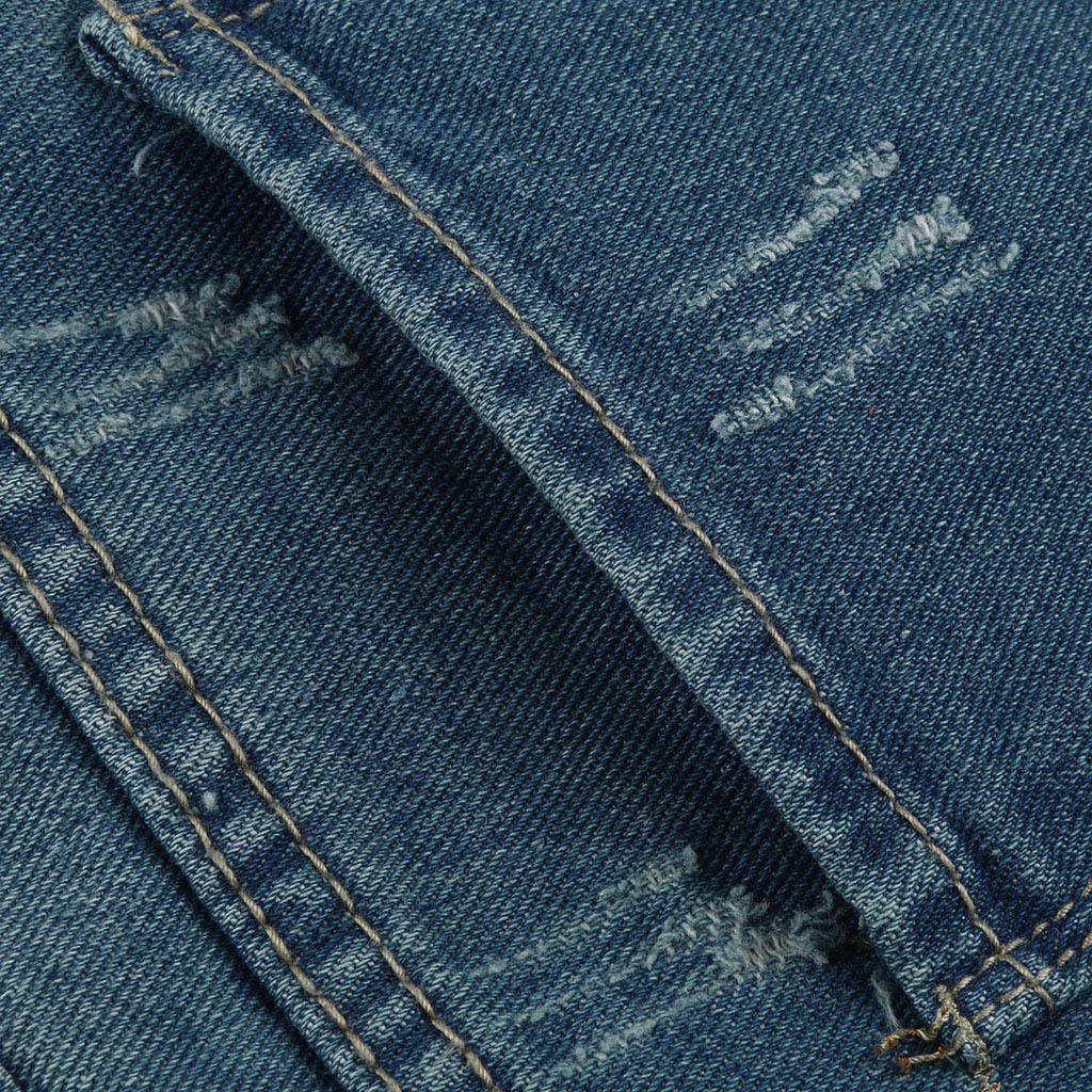 High-Waisted Ripped Washed Denim Shorts - Women's Summer Hot Pants