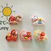 10Pcs Cartoon Cute Pony Resin Charms Fun Zodiac Horse Ornaments DIY Phone Case Refrigerator Magnet Hair Clip Accessories
