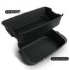 For Tesla Model Y Juniper 2025 Frunk Organizer Box Rear Trunk Double-deck Storage Box Front Cargo Dustproof Luggage Storage Tray