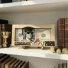 Graduation Money Holder, Class of 2026 Grad Card Gift Box, Wooden Cash Money Envelope Holder for High School College Graduates