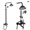 TLXT Antique Style Black Shower Set