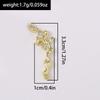 5pcs Alloy Crystal Coral Charms Pendants for Necklace Earrings Bracelet DIY Handmade Jewelry Making Accessories