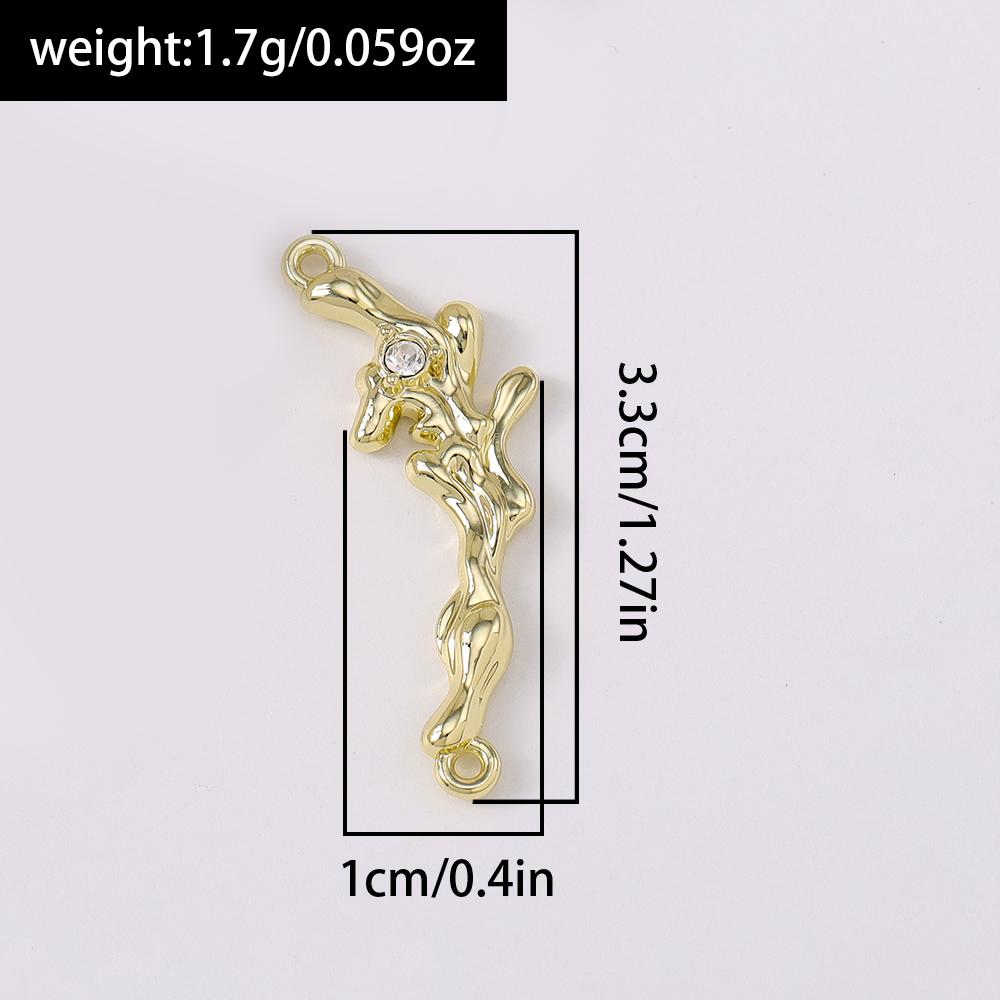 5pcs Alloy Crystal Coral Charms Pendants for Necklace Earrings Bracelet DIY Handmade Jewelry Making Accessories