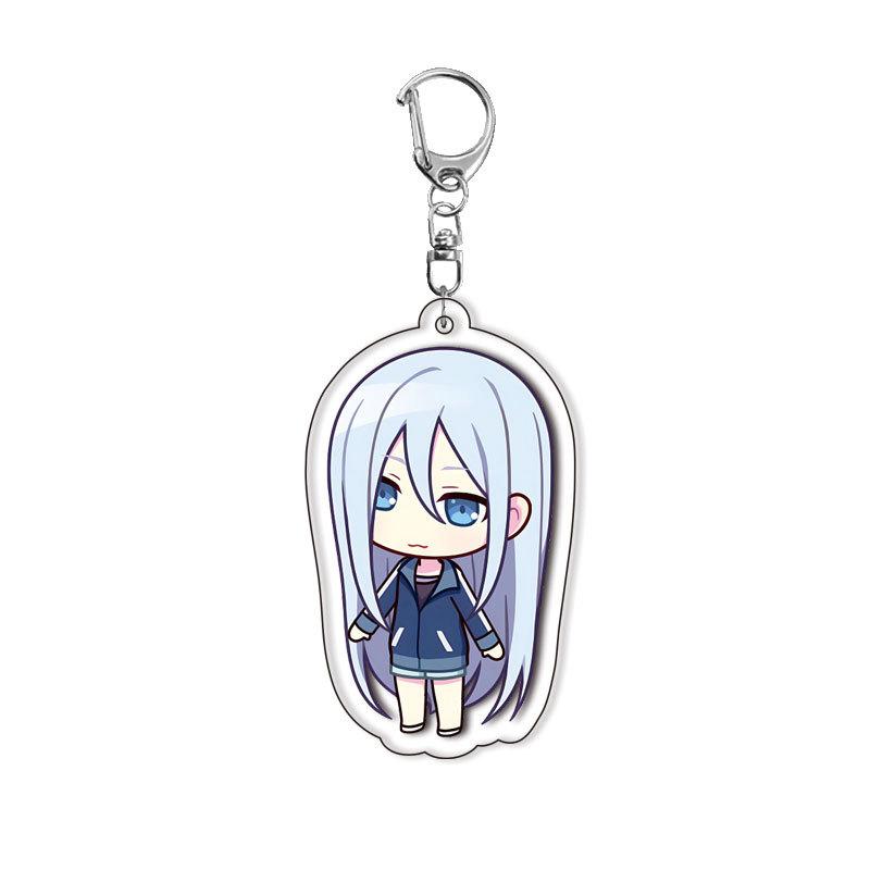 PJSK Kawaii Cute Anime Characters Acrylic Keychain Ornaments Girls Cartoon Backpack Charm Keyring Jewelry Accessories Gifts Toys