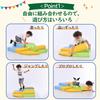 BTM Athletic Toy Basic Set Soft Block Cushion Children Cloth Toy Freely Assemble Kids Space Large Indoor Play Equipment Slide Kids Space Children Kids
