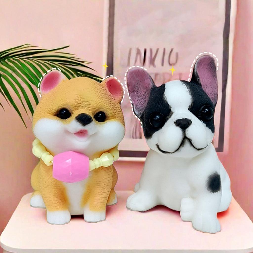 Cute Pet Puppy Pinch Le Da Tuanzi Stress Relief Tool Desktop Ornament Children's Creative Gift