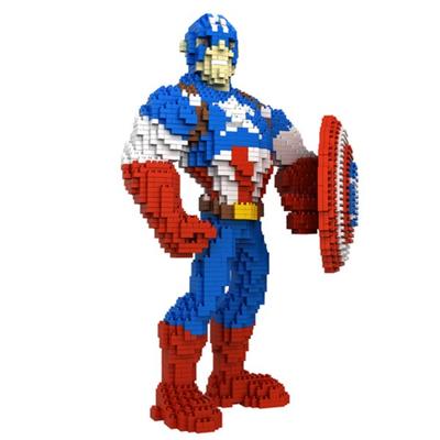 [Nanoblok-Kahraman] H büyük İlk Kaptan H Avengers Kaptan Amerika kahraman bloğu, Kore popüler oyuncaklar