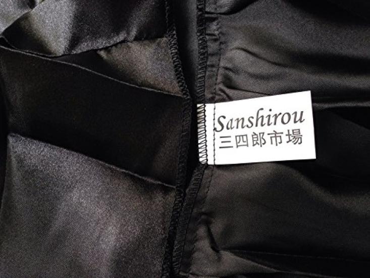 Sanshiro Market Dracula Ghost Costume with Hood and Adult Size XL Cloak, Black,