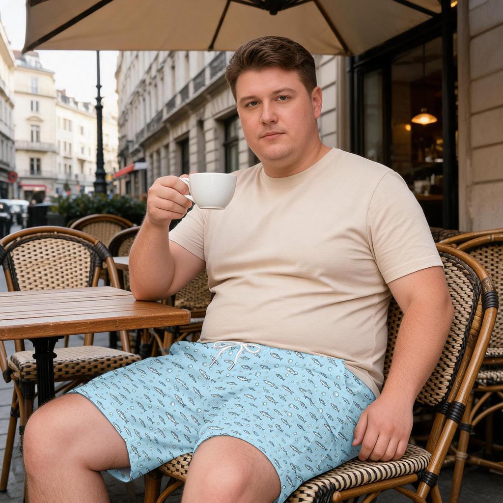 Men's Hawaiian Basic Cargo Shorts for Sizes - Summer Casual Wear