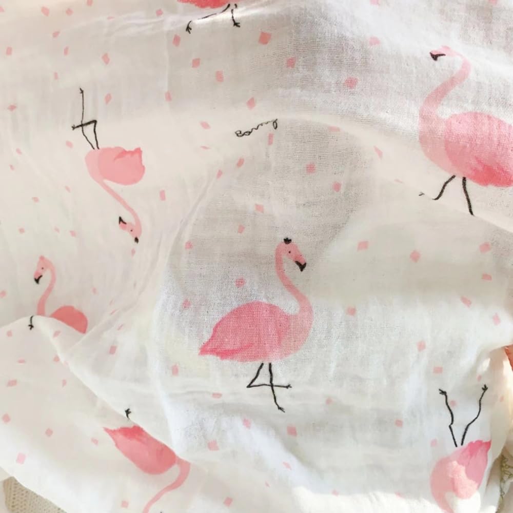 Baby Swaddle Gauze Newborn Baby Bath Towel Swaddle Nursing Cape Baby Swaddle Preparation for Childbirth For Discharge from Hospital Cotton Set of 2 -