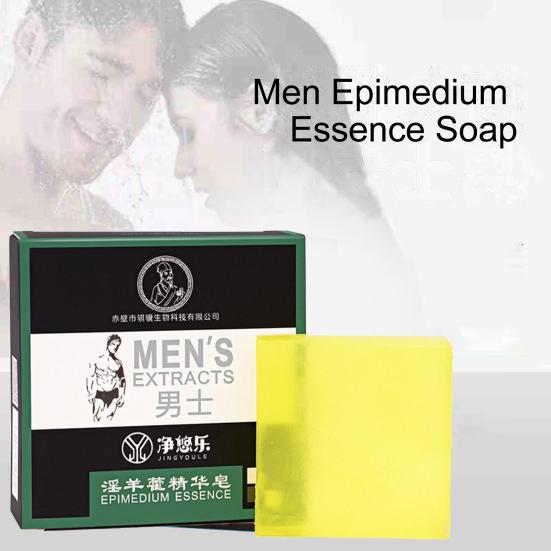 Yousheng 100g Private Care Soap Moderate Non-irritating Foams Easily Smooth Texture Easy To Use Clean Skin Nourishing Men Epimedium Essence Soap