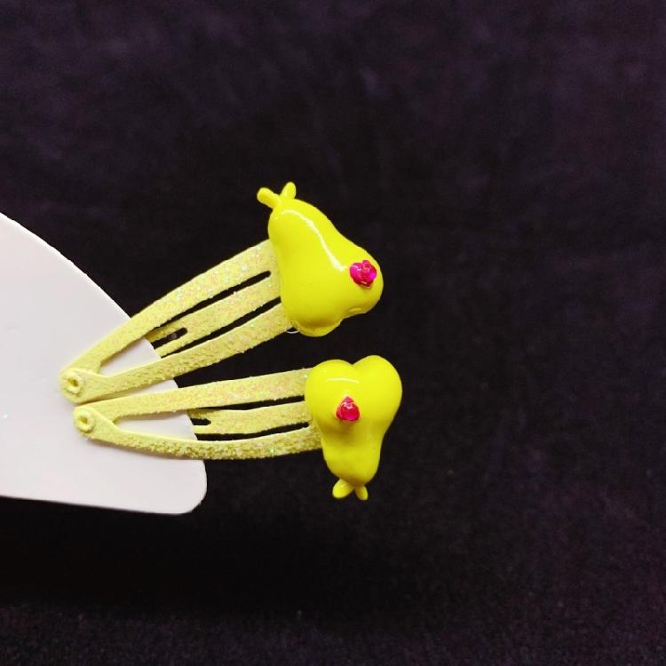 2pcs Hair Clip For Girls Enchanting Flower and Cake Pattern Children's Hair Ornaments Great For Party Hairpiece