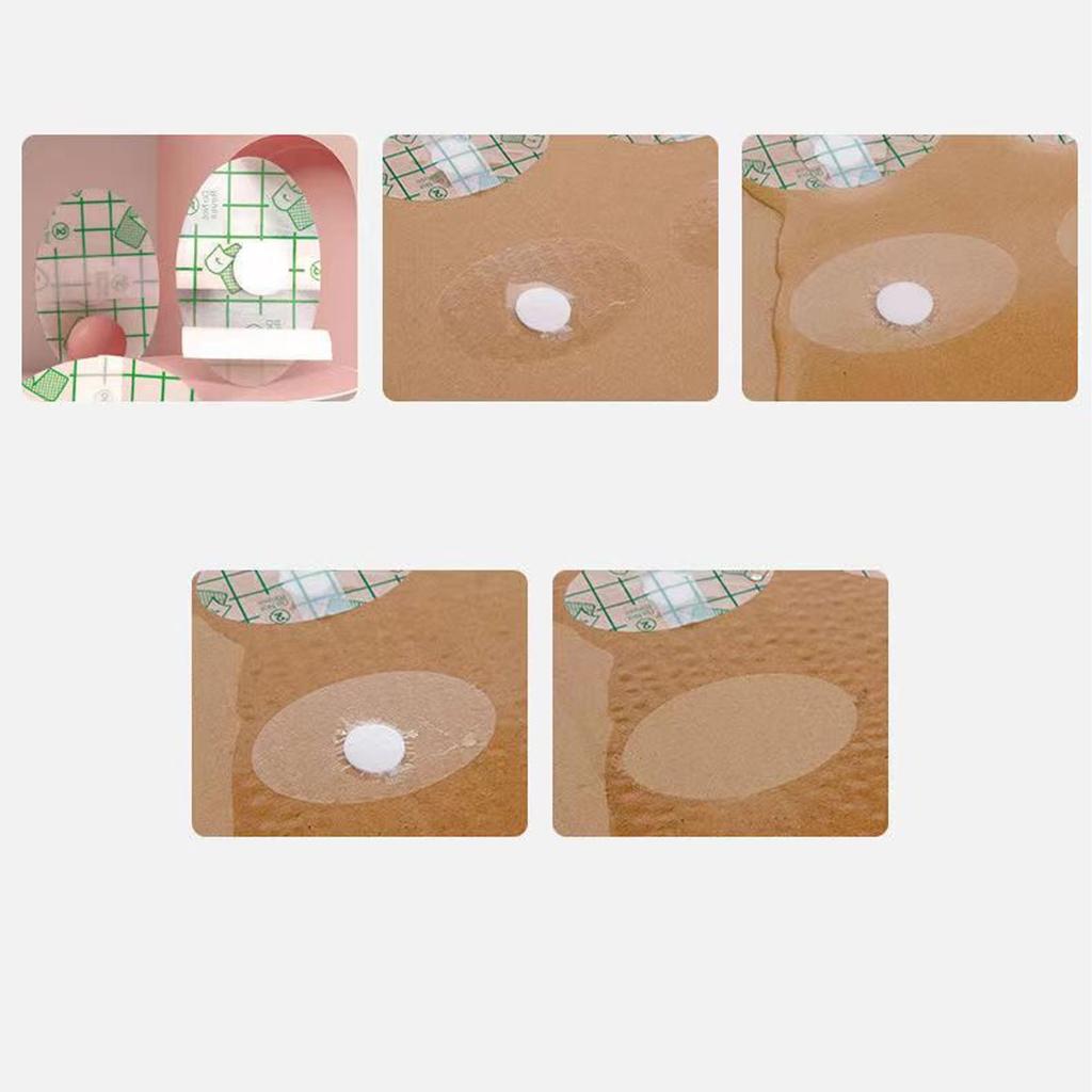 28 Pieces Shower Ear Patch Waterproof Ear Protector Cover Bathing Earplug Stickers for Adult Square