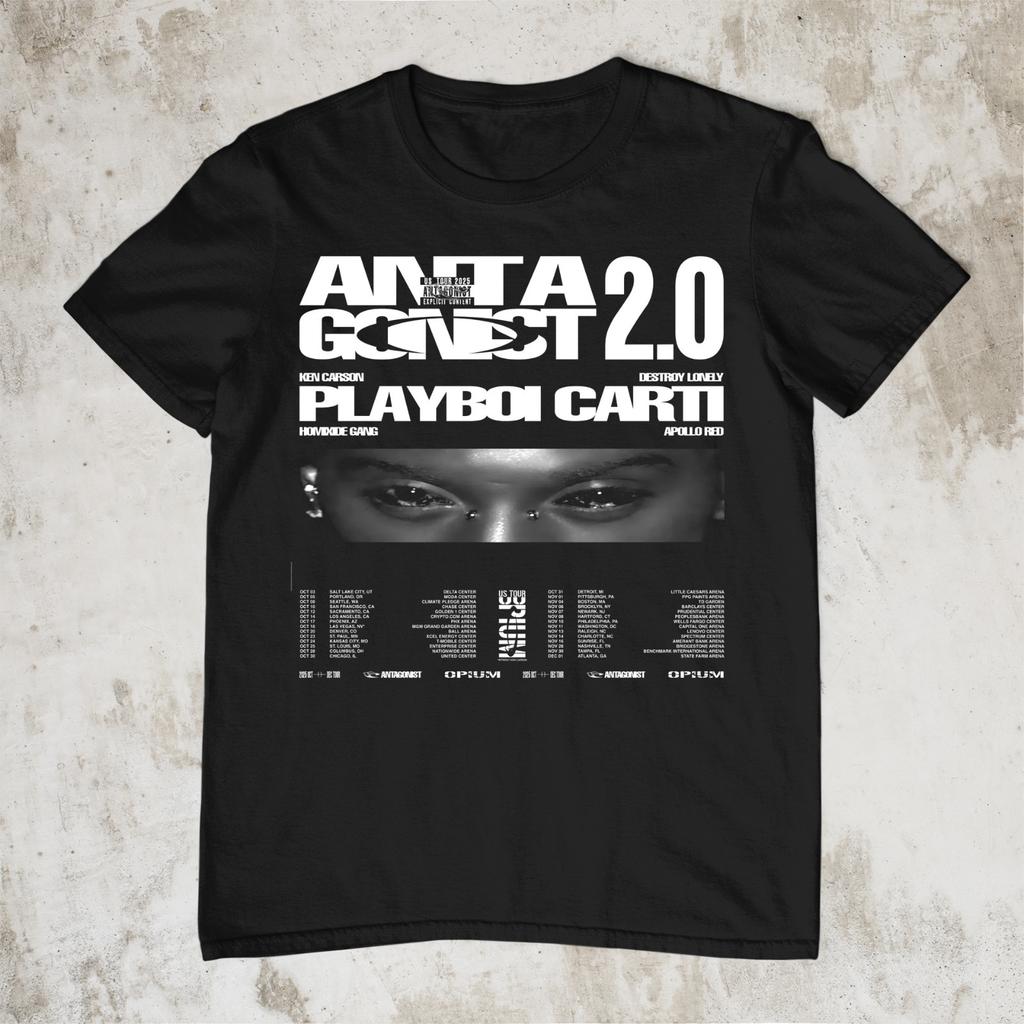 T-shirt Playboi Carti Antagonist 2.0 Tour 2025 K927