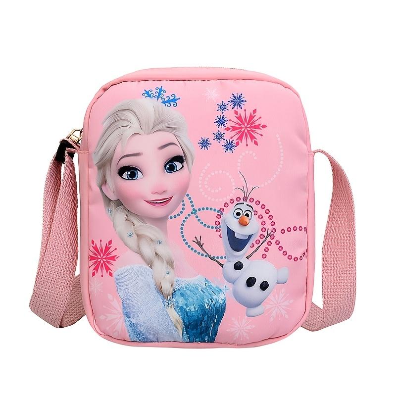 Disney Frozen Elsa Princess Girls, Cute Princess Crossbody Bag, Elsa Gift Shoulder Bag Pink