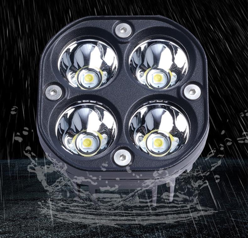 Cross-border Motorcycle Dual-Beam Super Bright LED Owl Headlight