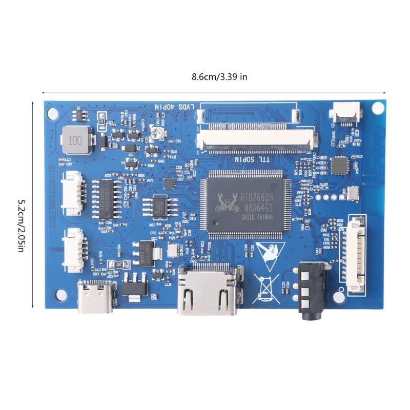 6.5inch 7inch 8inch 9inch 50pin LCD Screen Driver Board LCD Display Combination Drive Controller Board AT070TN90/92/94