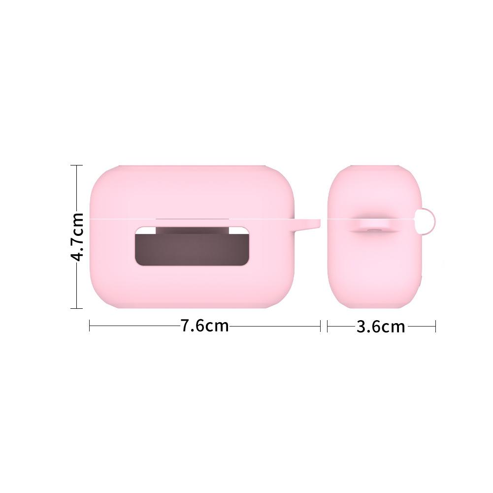 Für TOZO NC3 (2025) Bluetooth Headset Silikon Schutzhülle Kratzfest Weiche Hülle Mit Metall Hängeverschluss Tragbar