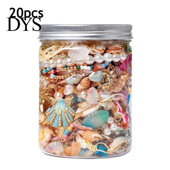 Coastal Jewelry Set Mystery Jar for Women, Random Mixed with Necklace Unique Alloy Accessories Earrings Ring Bracelet Brooch, Gift Family Friends Her