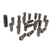 22PCS Tapered Lug Nuts with Nut Sleeve Key Alloy Steel Universal Forged Lock Nut Replacement for TOYOTA Titanium M12x1.5