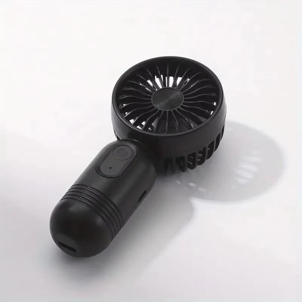 USB Rechargeable Fan Mini Handheld Fan High Quality Electric Fan  for Outdoor Camping чёрный
