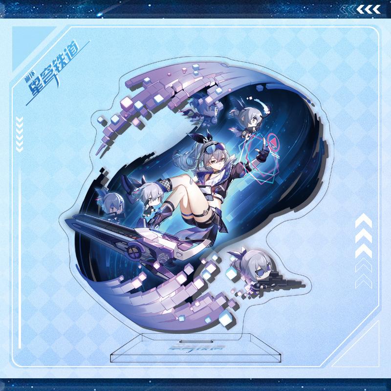 Spiel Honkai: Star Rail Stand Model Plate Perimeter 7. März Dan Heng Himeko Arlan Bronya Rand Figures Standee Brand Desk