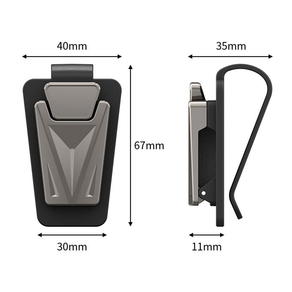 Metal Buckle Sunglasses Clip Premium Automobile Glasses Organizer  for Car Visor
