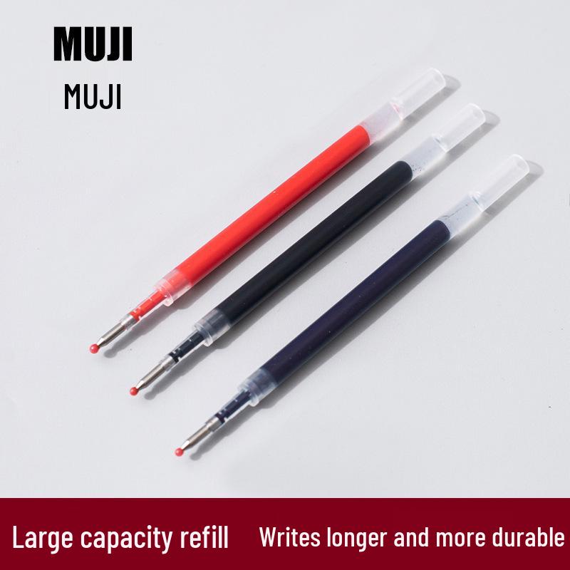 MUJI Gelinkt Balpen met Drukknop, 0.38/0.5mm, Zwart